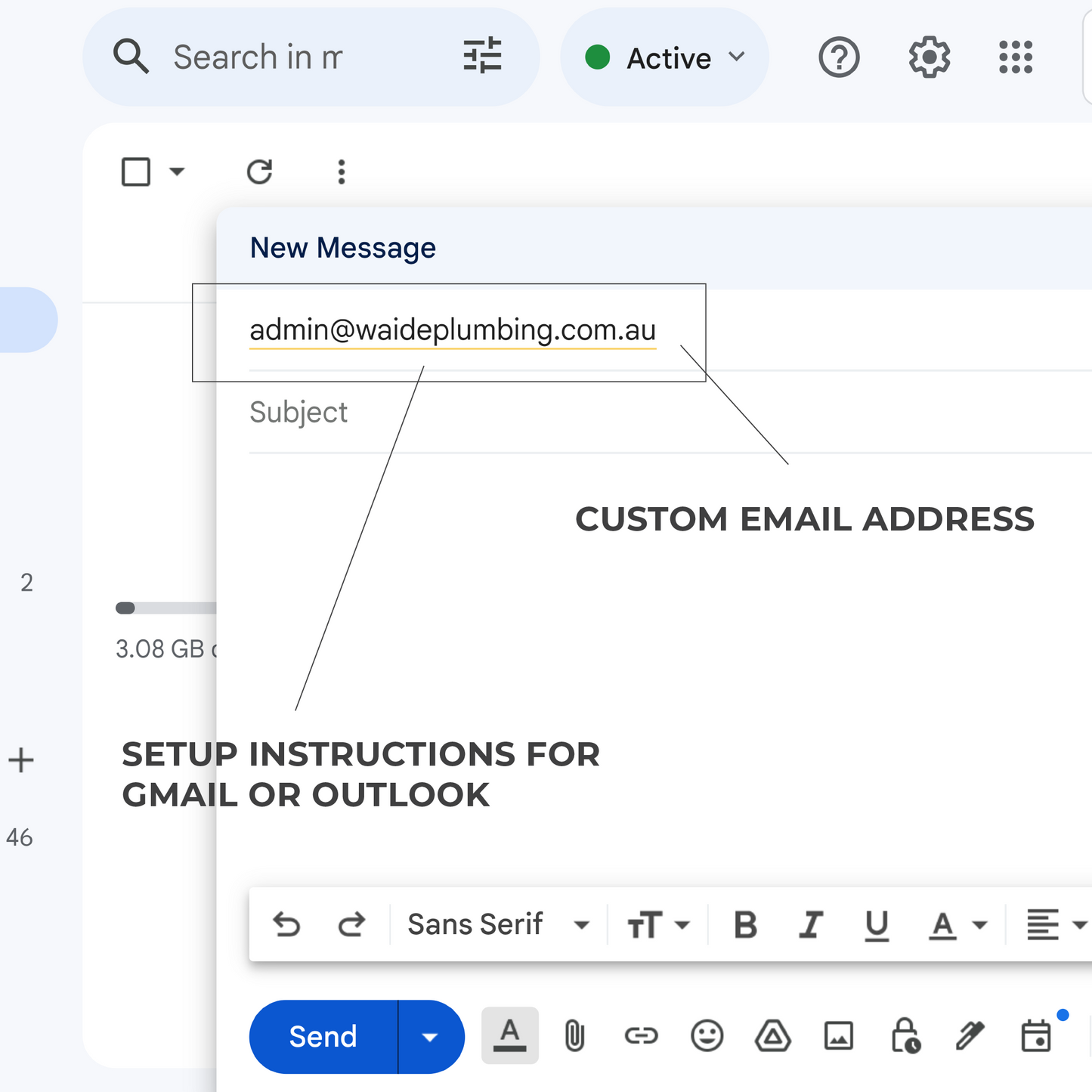 Custom Email Address Setup
