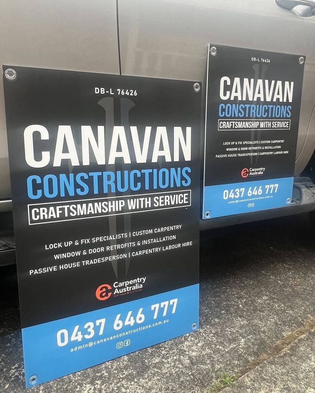 Corflute Signs