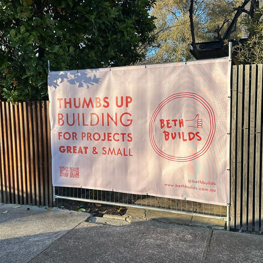 Mesh Banner / Temp Fence Signage