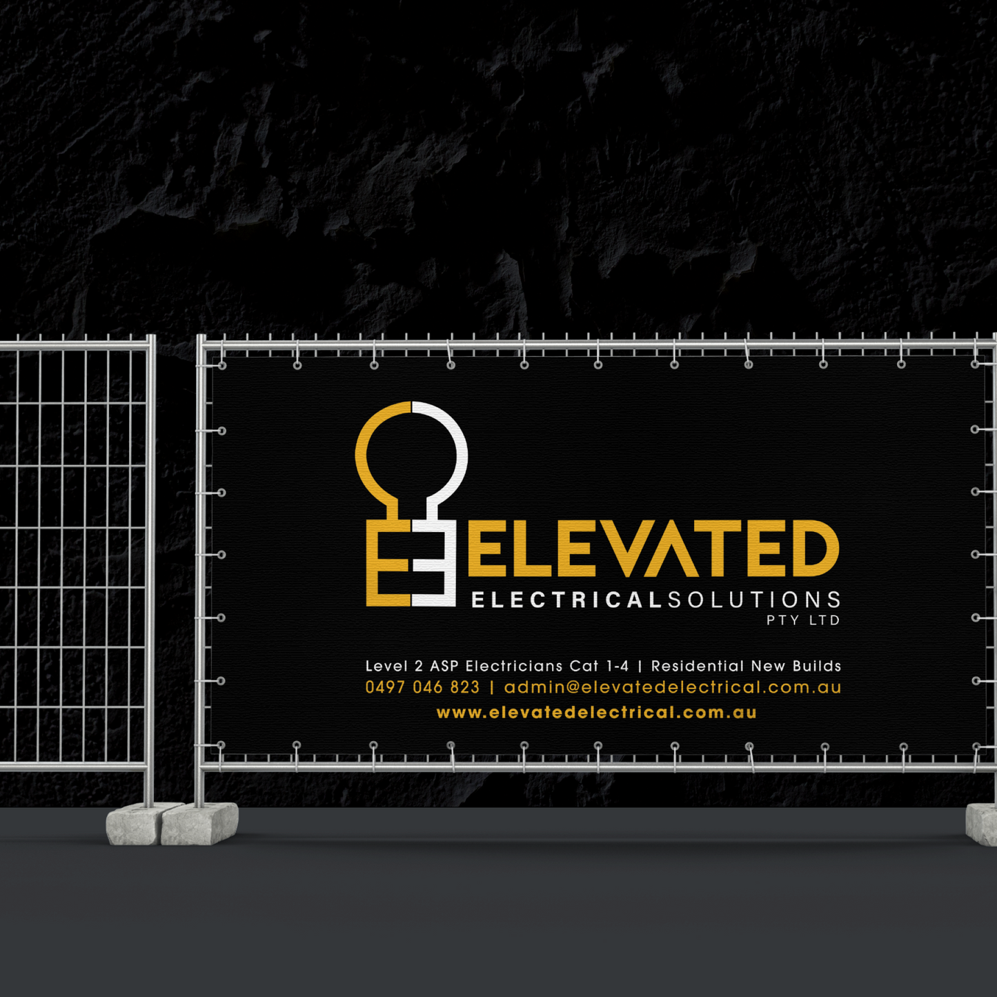 Mesh Banner / Temp Fence Signage