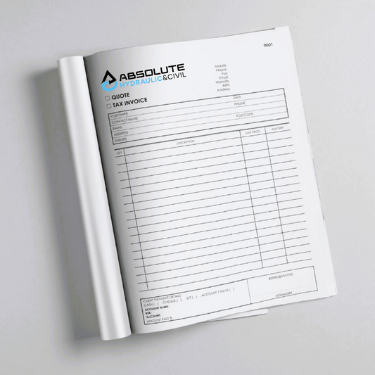 Carbonless Invoice Books
