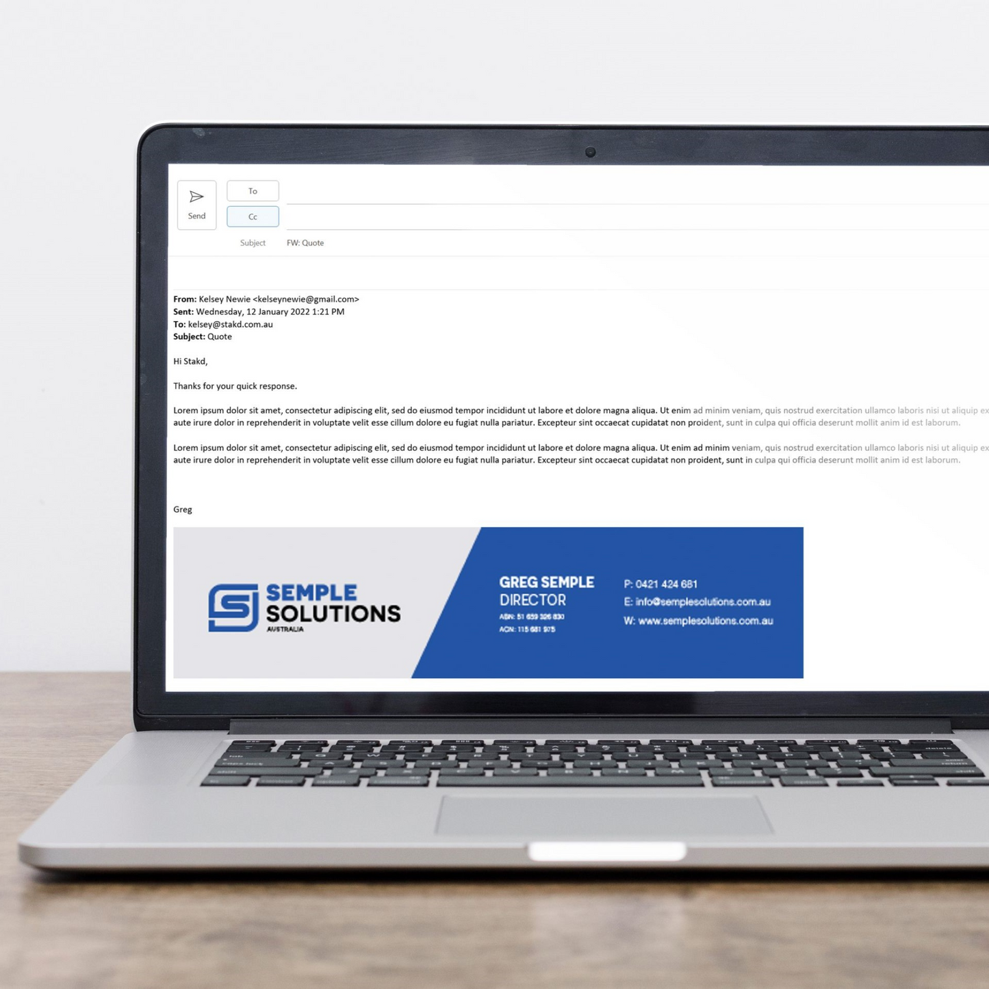 Email Signature Design