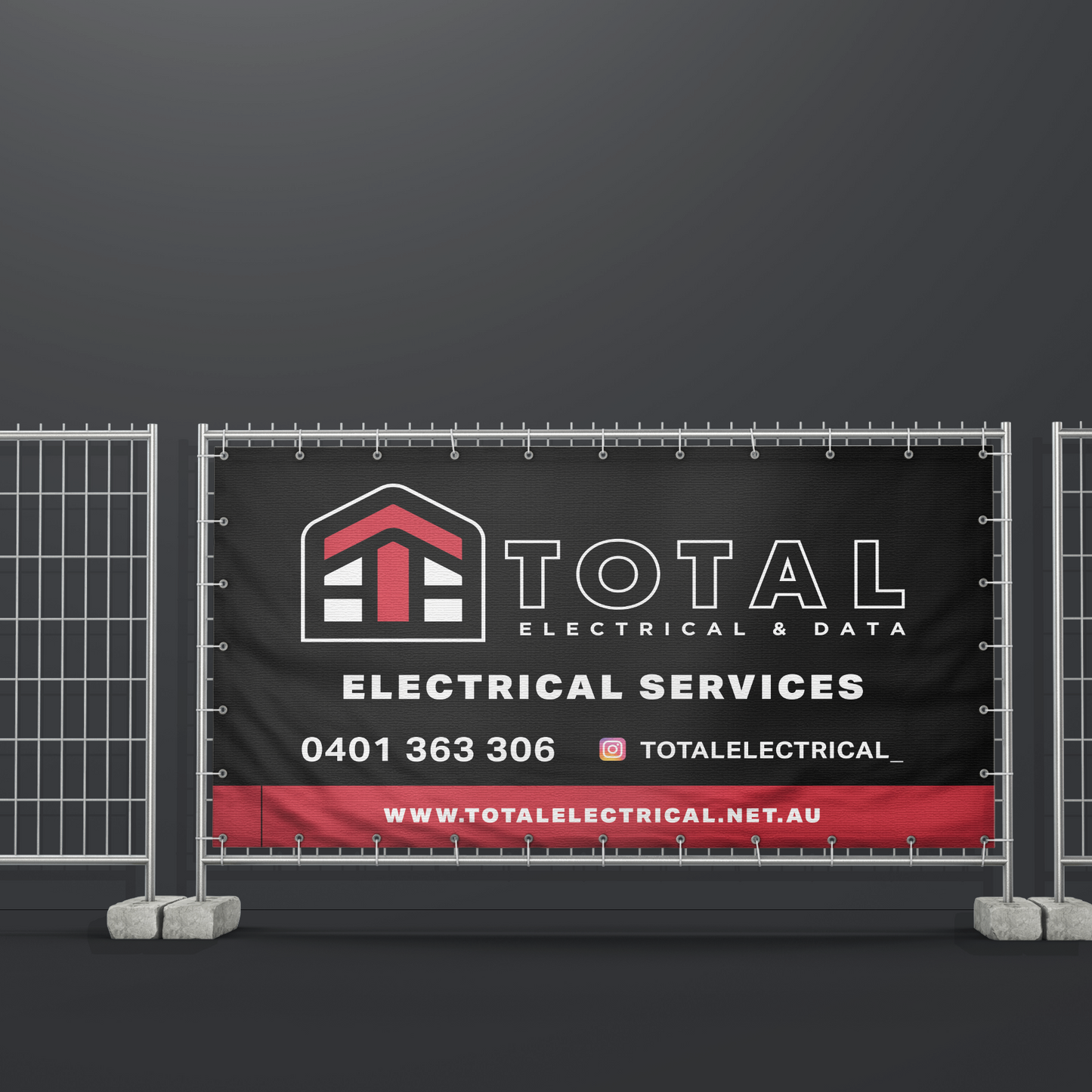 Mesh Banner / Temp Fence Signage