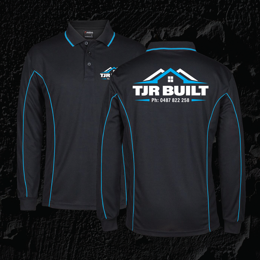 Quick Dry Polos Long Sleeve