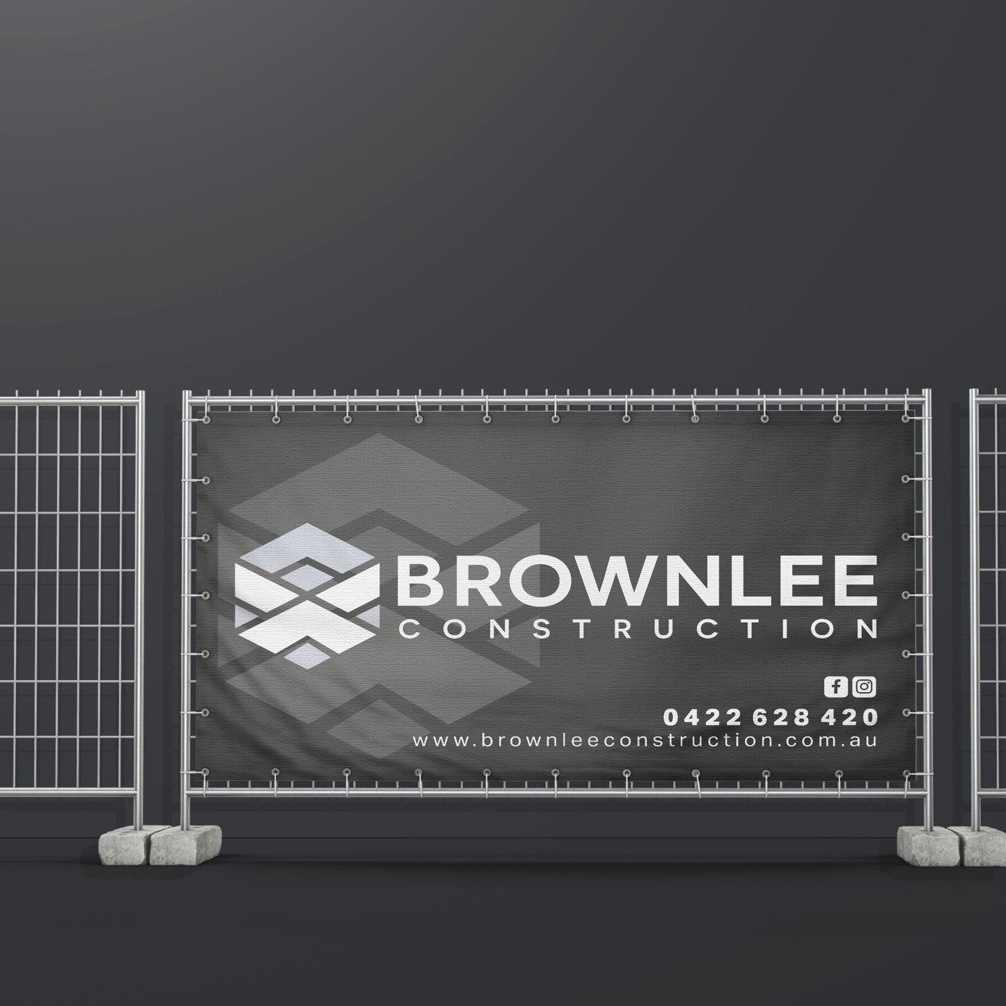 Mesh Banner / Temp Fence Signage