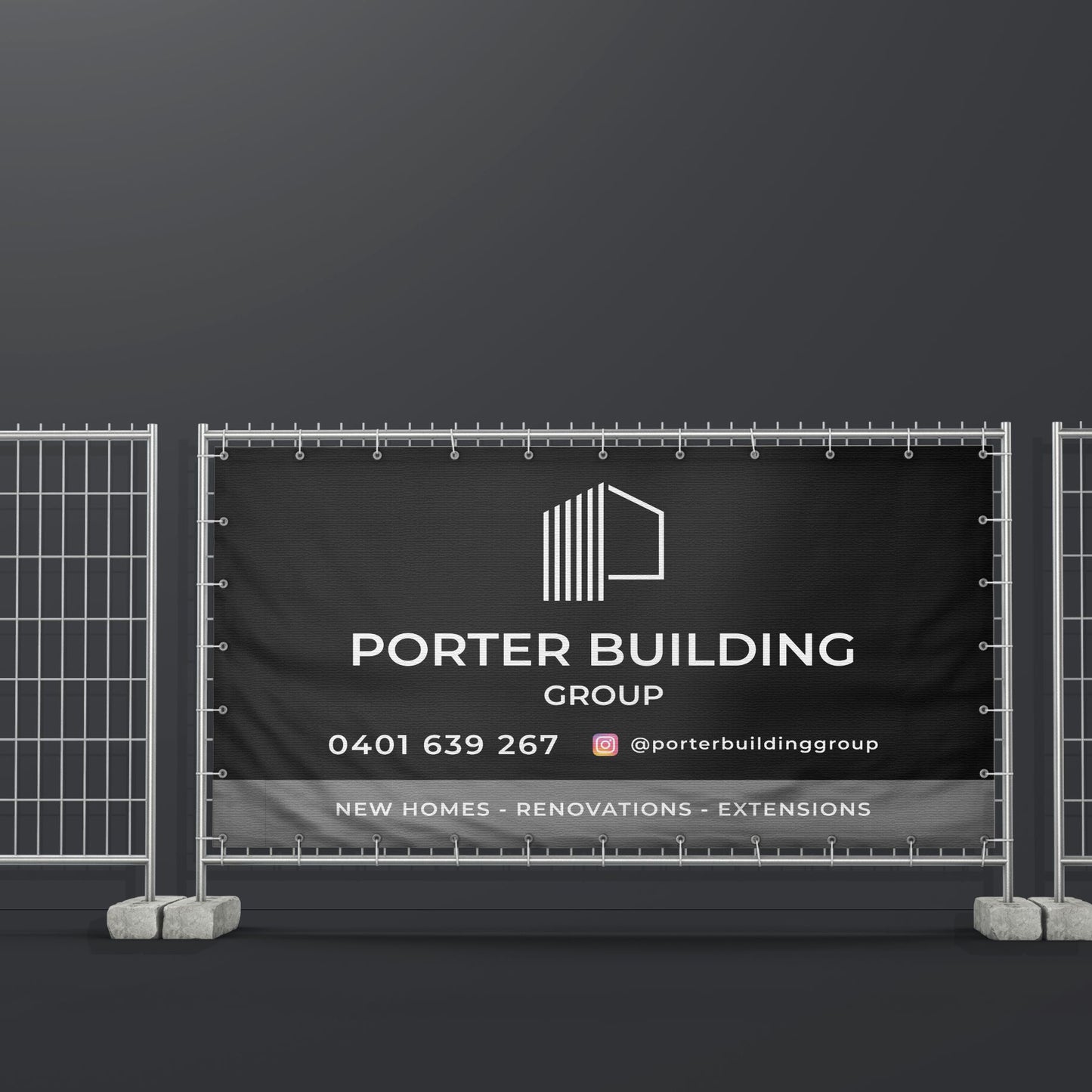 Mesh Banner / Temp Fence Signage